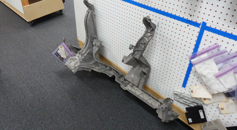 An instrument panel beam (which, if I recall correctly, is magnesium).
